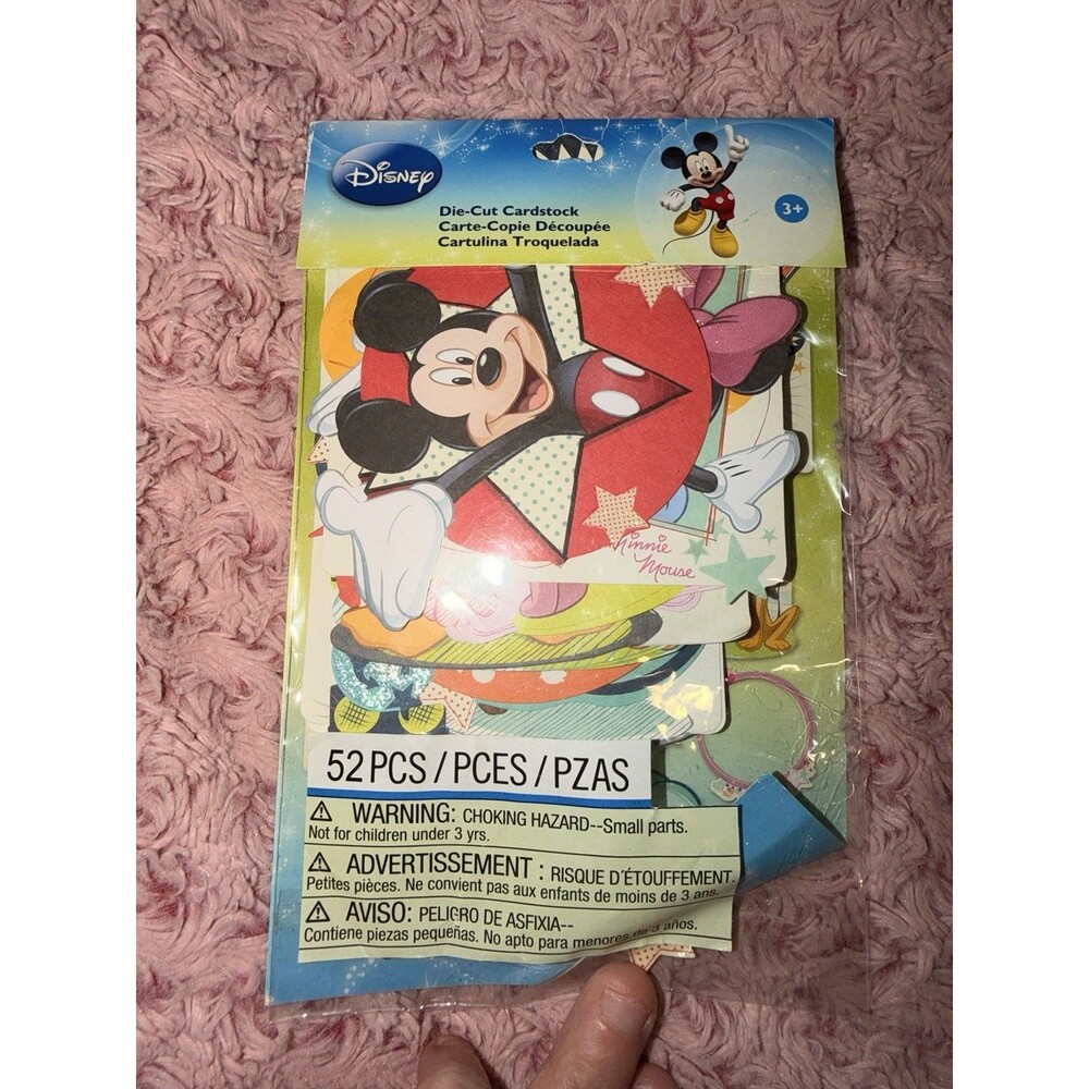 Disney Mickey Mouse & Friends 52 Pieces Scrapbook Die Cuts Cardstock